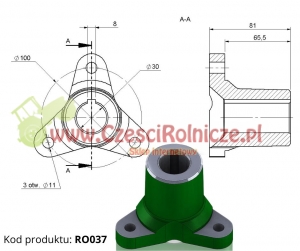 KOŃCÓWKA SPRZĘGŁA I 220803033 [RO037]