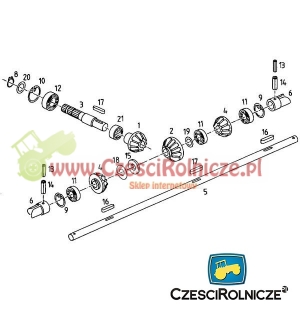 FAHR  KH4  KOŁO ZĘBATE 23Z [ZZD304]