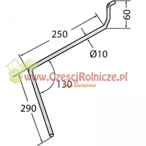 AMAZONE PALEC ZGARNIAJĄCY LEWY  DŁUGI [GSA105]