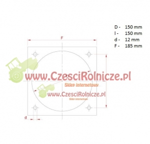 ZASUWA 6" Z SIŁOWNIKIEM HYDRAULICZNYM [BNZ623]
