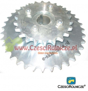 12 - KOŁO ŁAŃCUCHOWE  1" 16B-1  Z-36/Z-22 [ZPA1112]