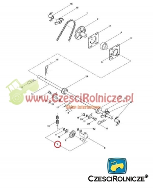 NAPINACZ ŁAŃCUCHA KPL   AMAZONE ZA-U [RNA040]