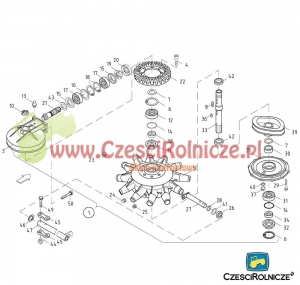 PODPORA ŁOŻYSKA pasuje do DEUTZ FAHR [ZZD413]