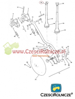 AMAZONE MIESZEK GÓRNY  PRZEWODU NASIENNEGO [GSA087]