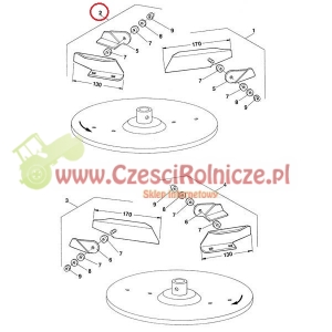 ŁOPATKA WYSIEW. 130  MM   P.    AMAZONE 933057 ZA-F [RNA103]