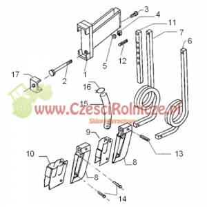 SPRĘŻYNA REDLICY NAWOZOWEJ L.            DEMETER-VARIOSEM [GSV041]