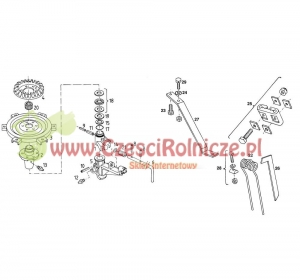 RAMIĘ  L-600    PALCA  pasuje do DEUTZ FAHR   KH500 DN [ZZD212]