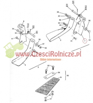 AMAZONE UCHWYT STOPKI PRAWY [GSA063]