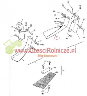 AMAZONE STOPKA ŚLIZGOWA PRAWA  3992300 [GSA061]