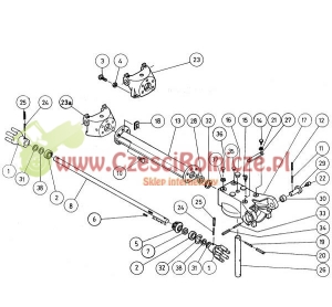 KOŁO STOŻKOWE Z-15  pasuje do  KHUN [ZZK304]