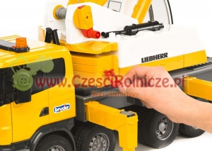 BRUDER  03570 SAMOCHÓD CIĘŻAROWY-DŹWIG SCANIA LIEBHERR [ZD03570]