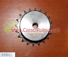 KOŁO ŁAŃCUCHOWE  1/2" 08B-1  Z-20    HARTOWANE  (1/2" X 5/16") [ŁKB020]