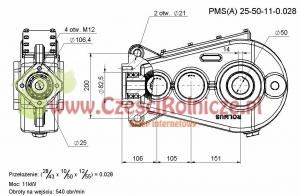 PRZEKŁADNIA POSUWU TAŚMY [RO165]