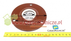 POKRYWA ŁOŻYSKA 1208 Z OTWOREM-BLACHA [RO353]