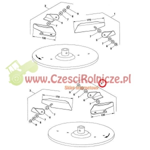 ŁOPATKA WYSIEW. 130  MM   L.    AMAZONE 933056 ZA-F [RNA104]