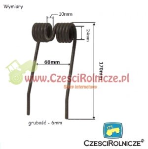 62 - SPRĘŻYNA PODBIERACZA [ZPA2362]