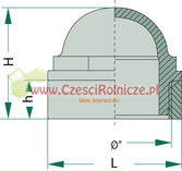 WSKAŹNIK  2"     FI- 70  H-54 [BNZ022]