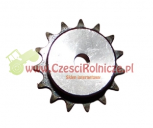 KOŁO ŁAŃCUCHOWE  1/2" 08B-1  Z-15    HARTOWANE  (1/2" X 5/16") [ŁKB015]