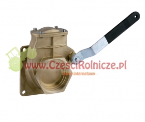 ZASUWA MOSIĘŻNA HYD. 6"  MZ  GWINT M165 / PŁYTA 150*150   Z DŹWIGNIĄ [BNZ605]