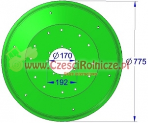 TALERZ ROBOCZY 1,65 M [ZKS034]