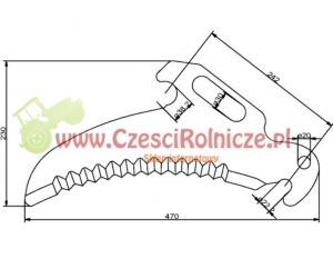 NÓŻ DO PRZYCZEPY SAMOZBIERAJĄCEJ   CLAAS SPRINT [ZSC002]