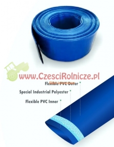 WĄŻ 152 PŁASKI CIŚNIENIOWY PCW 6