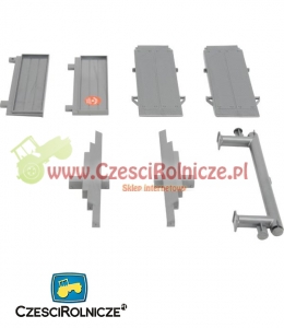 SREBRNE CZĘŚCI NACZEPY NISKOPOZIOMOWEJ [ZD42645]