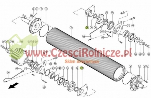 BLACHA USZCZELNIAJĄCA GNIOTOWNIKA - ZAMIENNIK [SCE080007-ZAM] 