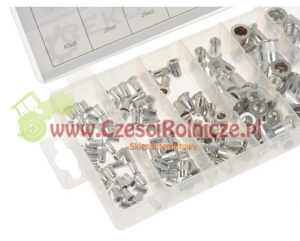 ZESTAW NITONAKRĘTEK ALUMINIOWYCH 150 szt [NI600]