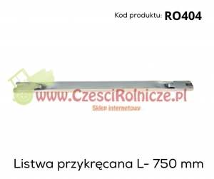 LISTWA PRZENOŚNIKA TP WARFAMA L=75CM [RO404]