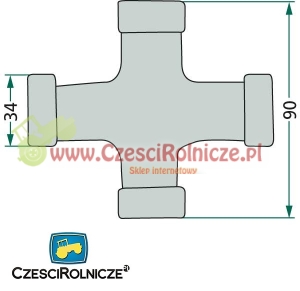0- KRZYŻAK 34,00- 90,00 " FII " 12.00.00 WALTERSCHEID