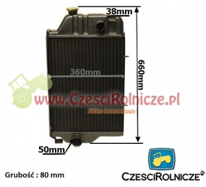 Chłodnica wody, pasuje do John Deere [AL39290]