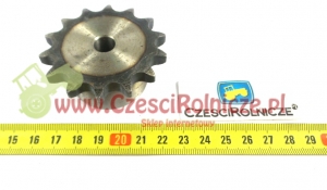 KOŁO ŁAŃCUCHOWE  1/2" 08B-1  Z-14  HARTOWANE  (1/2" X 5/16") [ŁKB014]