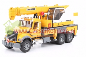 BRUDER 02818 MACK Z DŹWIGIEM LIEBHERR [ZD02818]