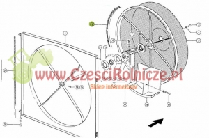 SZCZOTKA USZCZELNIAJĄCA WENTYLATOR SILNIKA[SCE237002]