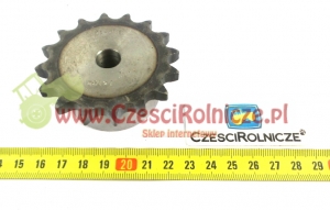 KOŁO ŁAŃCUCHOWE  1/2" 08B-1  Z-16    HARTOWANE  (1/2" X 5/16") [ŁKB016]
