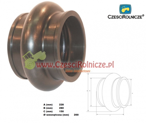 PRZEGUB ELASTYCZNY 200 MM