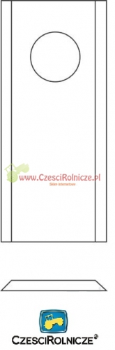 NOŻYK KOSIARKI 1 19 96*40*3 POLSKI R1 5036010450