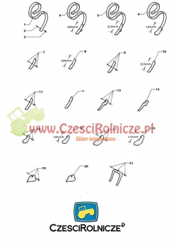 ZĄB KULTYWATORA L-530/ SQ