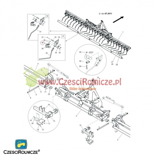 HA140 SPRĘŻYNA 150*32*3,5 R NACI