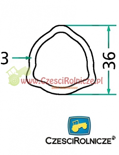 RURA PROFILOWANA P4 36,0*3,0 BONDIOLI W Z