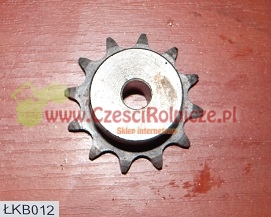 KOŁO ŁAŃCUCHOWE 1/2" 08B-1 Z-12 HARTOWANE (1/2" X 5/16") 