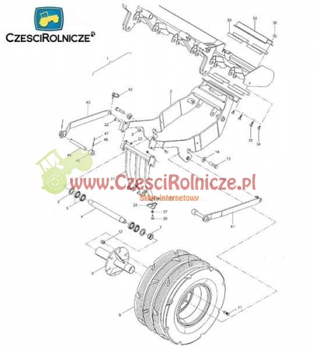 400/50-15.5 OPONA UGNIATAJACA AMAZONE