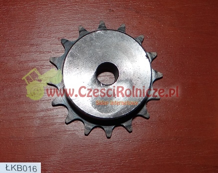 KOŁO ŁAŃCUCHOWE 1/2" 08B-1 Z-16 HARTOWANE (1/2" X 5/16") 