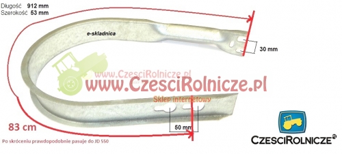 OSŁONA PODBIERACZA JOHN DEERE 550