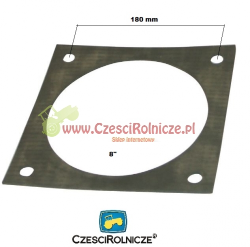 PERROT 8" USZCZELKA PŁYTY 180*180 GUMOWA