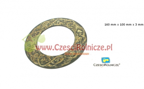 skp214 OKLADZINA CIERNA 158* 97*3,0