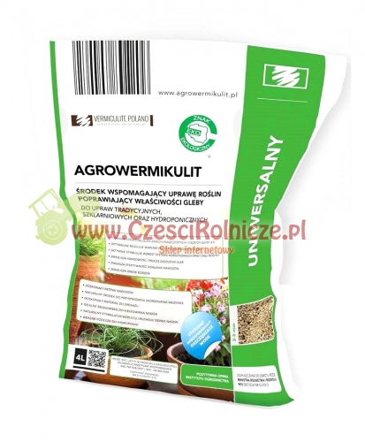 AGROWERMIKULIT mineralny uniwersalny opakowanie 4 Litry