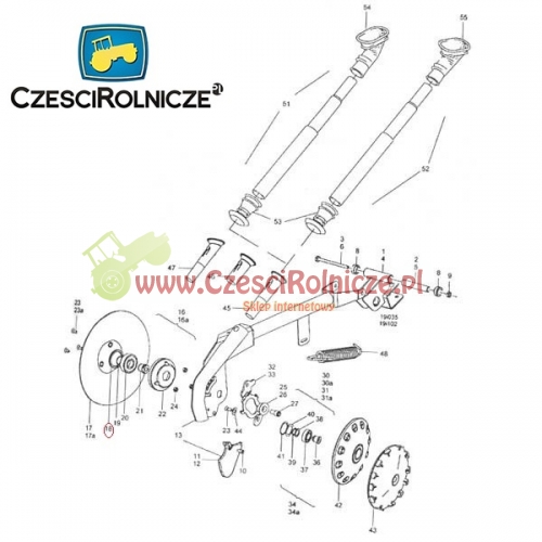 956273 OSŁONA ŁOŻYSKA 6305