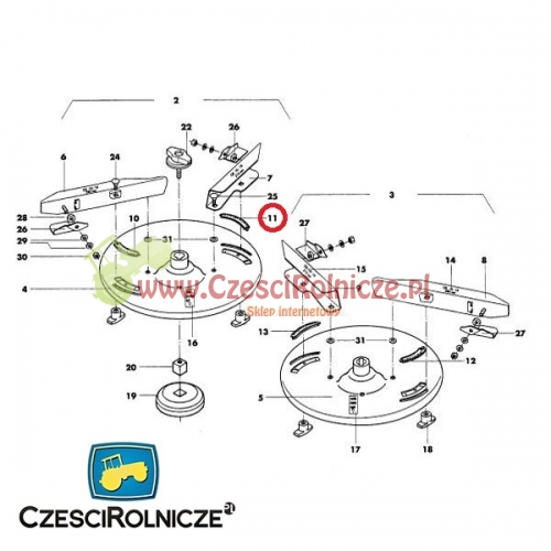 SKALA 60-78 LEWA ROZSIEWACZ AMAZONE